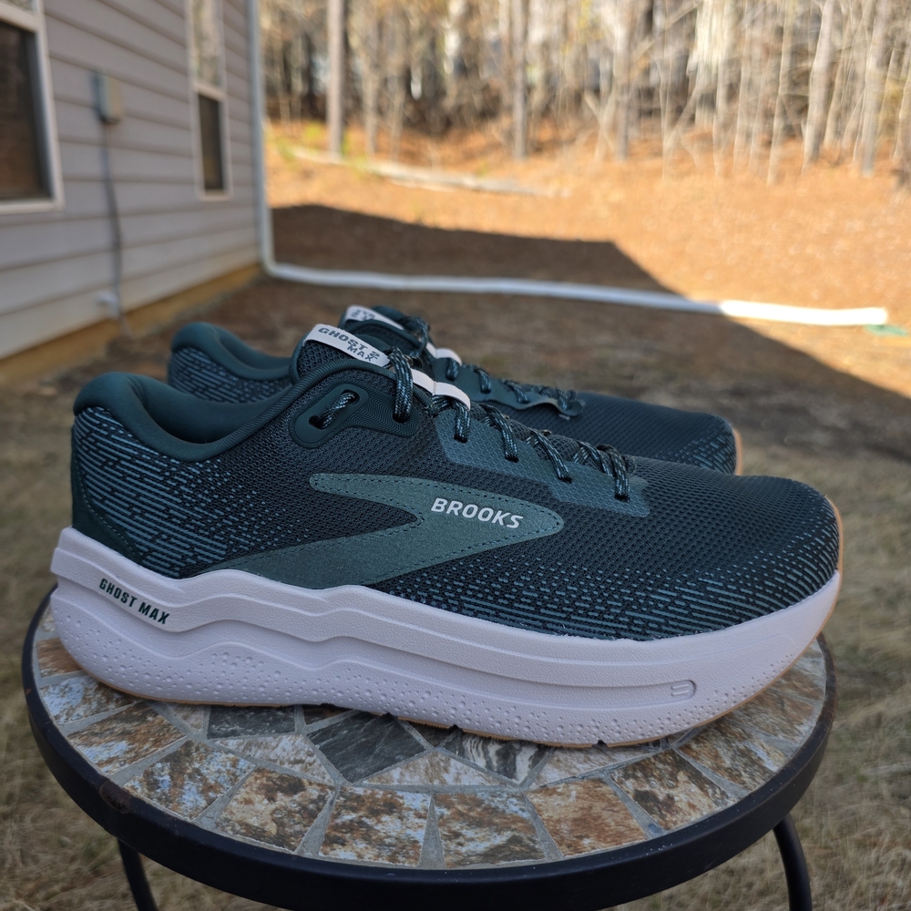 Brooks Ghost Max 2 1104311D324 Pine Grove Running Shoes Sneakers Men's Size 10 D